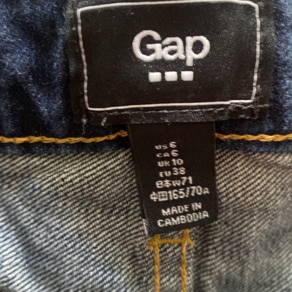 GAP Jean Shorts Denim Cotton - Picture 9 of 11